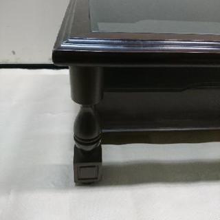 黒壇、紫壇調 昭和レトロ家具 テーブルの画像