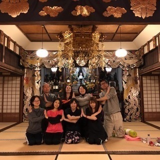 伝統を楽しむお寺でヨガ教室(*⁰▿⁰*)♡