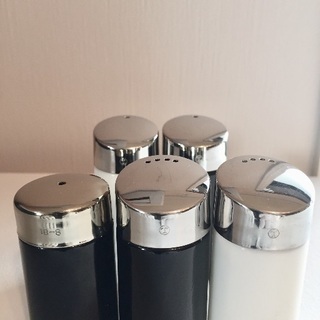 １つ 複数購入可 アンティーク 業務用 店舗用 ミルクガラス 塩胡椒入 フランスの画像