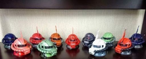 ザクヘッド　１・２・３　シークレット有　フルコンプリート