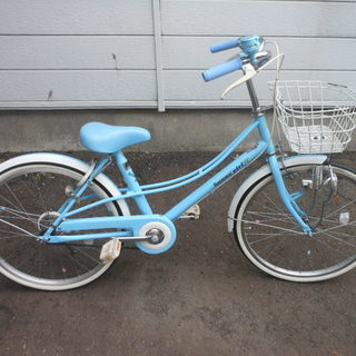 子供用自転車 22インチ 水色 タイヤ新品☆