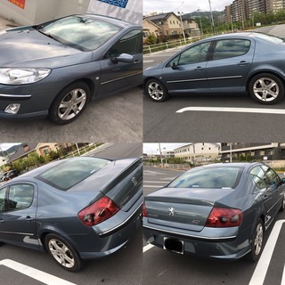 プジョー407スポーツ3.0/黒革/平成18年/車検31年1月迄/純正ナビ/ETC/個人出品格安/綺麗/ぽっきり価格/グレーの画像
