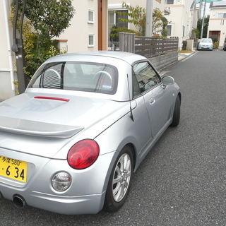 値下げ　ダイハツ　コペン  　アクティブトツプ　2003年式　車検31/2　電動オープン　HDDナビ　ETC　付き　の画像