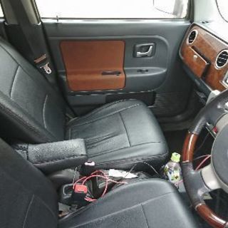 車検付き ラパン ピンク レザーシート 調子良好の画像