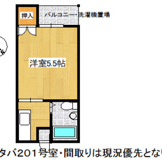 🆕コーポフタバ201・1K・🐈🐶ＯＫ・ネット使用は無料・しかも賃...