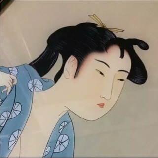 ☆レア☆ 河鍋暁斎 ガラス絵の画像