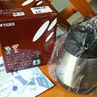 【新品】タイガー 魔法瓶 保温 卓上 ステンレスポット 600mlの画像