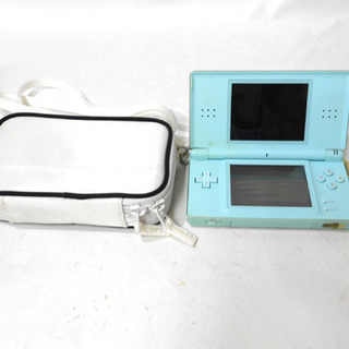 任天堂 DS lite 充電器、収納ポーチ付 アイスブルー 札幌...
