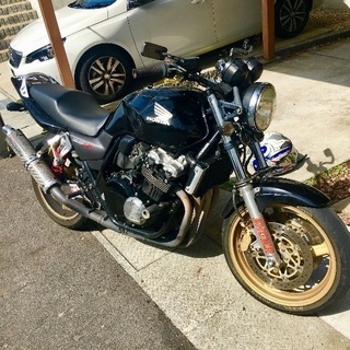 【交換・下取可】 CB400SF VTEC SPEC3 人気のキャブ最終モデル ブラックカラー  ゴールドホイール！ カスタム多数 車検H30/12まで！ 即乗りOK 人気モデル 格安にて この機会に！の画像