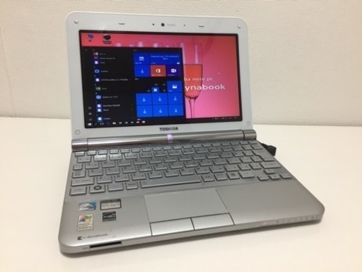 ★特価！可愛いホワイト初心者にぴったり！Win10Office2016★東芝