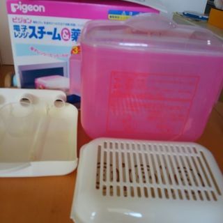 ピジョン　電子レンジスチーム&薬液消毒ケースの画像