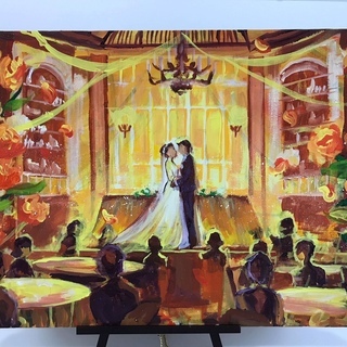 結婚式の新しい演出！『結婚式を絵画で残す』 ウエディングライブペイント - 千代田区
