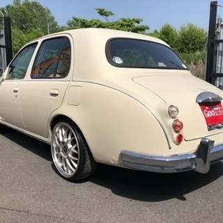 🌟総額49.8万円‼️🌟車検2年付⭕️🌟光岡ビュートカスタム‼️🌟ローダウン🌟14インチホワイトリボン⭕️ワイヤー調ホイールキャップ🌟スタンス系‼️の画像