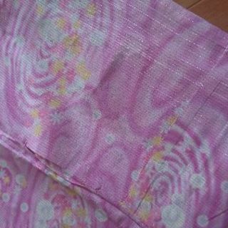 ゆかた(ピンク、ラメ)の画像