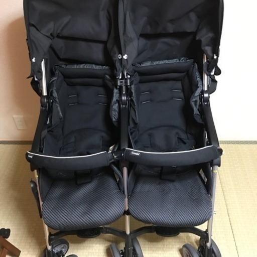 超美品！ コンビ 双子ベビーカー 横型