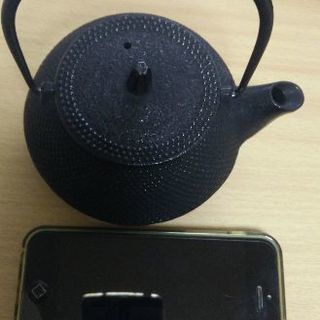 南部鉄器　岩鋳　急須の画像