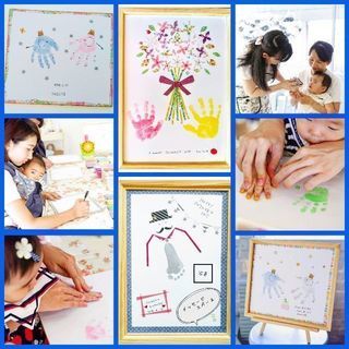 【京都】ママありがとうフェスタで『手形アート』