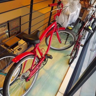 コカコーラ　ビーチクルーザー　26インチ　自転車　2010年　非...