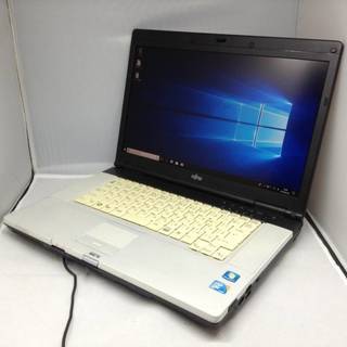 10000円●K42●富士通　LIFEBOOK E780/B●Windows10 64bit メモリ2ギガ●i5 M560 2.67ギガ HDD120GB●office2013互換対応