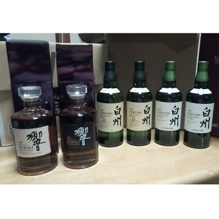 響17＋響21＋白州12ｘ2＋白州ｘ2＋竹鶴17ｘ2＋竹鶴21ｘ2　１０本セット