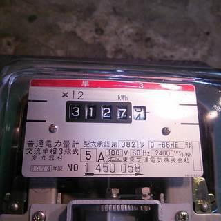 普通電力量計　中古品の画像