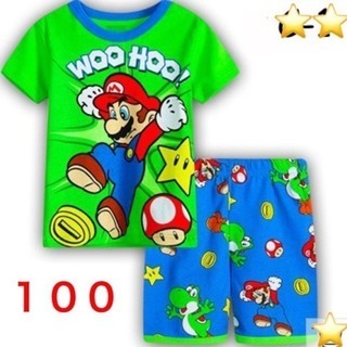 マリオ パジャマ セットアップ100