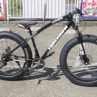 ファットバイク 未使用品 26インチタイヤ 自転車 スポーツ車 ブラック 新品 取り寄せできます！