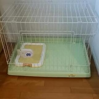 お取引中  【トイレ付】ゲージ　ケージ　犬小屋　ペット　可動式　...