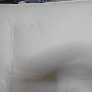 【美品】ニトリ 合皮ソファーベッド（シングル）の画像