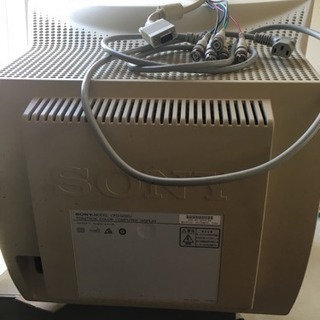 SONY製高精度トリニトロンRGB CRTモニターCPD−G500J完動品1999年12月製造の画像
