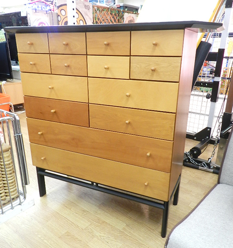 島口家具 チェスト タンス 引き出し 収納 棚 キャビネット ハーブ ☆ PayPay(ペイペイ)決済可能 ☆ 札幌市 清田区 平岡