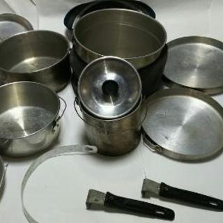 キャンピングブレンド、アルミクッカーセットの画像