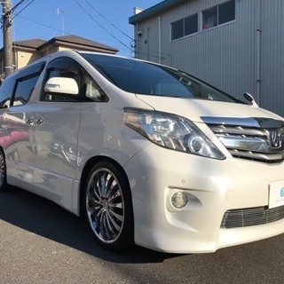 20系アルファード 240S 20インチAW ローダウン サンル...