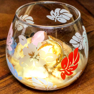 🌺ハワイアン柄のゆらゆら揺れるグラス作り🌺の画像
