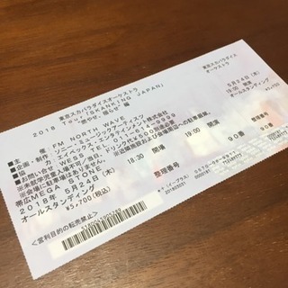 スカパラのライブチケット【帯広】の画像
