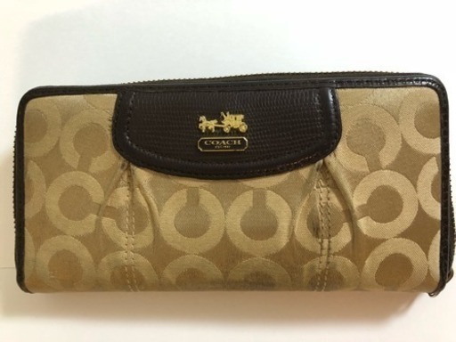 coach長財布正規品/郵送対応送料込み