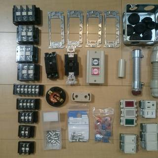 電工一種実技練習用　器具・電線・テキスト セット!!!