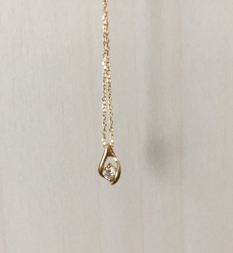 【再お値下げ】未使用 k18ネックレス ダイヤモンド