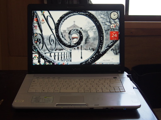 WIN7-ノートパソコンVAIO-VGNFE53BW/オフィス2016付き!