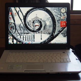 WIN7-ノートパソコンVAIO-VGNFE53BW/オフィス2...