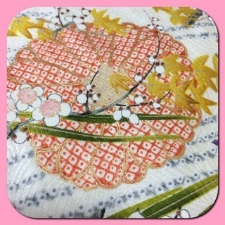 新品■訪問着■丹後ちりめん■女性和服■仕立て上がり■豪華 花柄 華 紅葉の画像