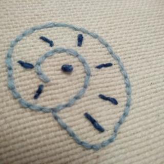 コースター　3枚組　手刺繍　ハンドメイドの画像