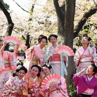 心と身体に良い♪グループレッスンの日本舞踊教室で浴衣もすぐに着られるようになります！入会者にはお着物プレゼント（S,Mサイズ）ゆかた着付は毎週無料です♪の画像