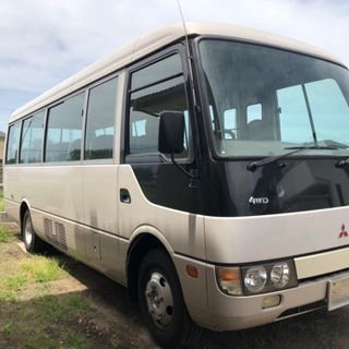 群馬発★H11三菱ローザ4WD29人乗　車検切