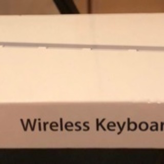 Apple wireless keyboard (MC184J/B)の画像