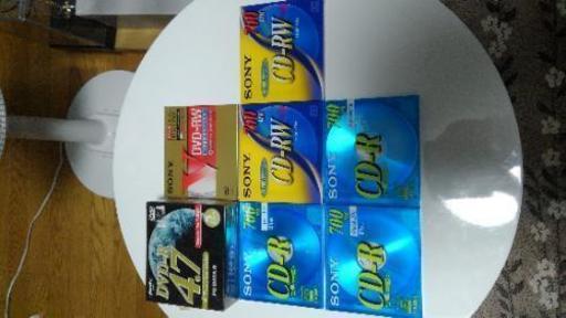新品未使用品　TEIJIN/SONY  CD-R,RW DVD-R,RW