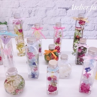 川越市 Atelier favoriハーバリウムマスター講座☆随時レッスン募集中の画像
