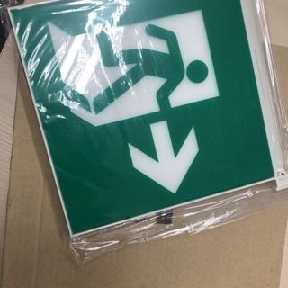 東芝 LED誘導灯用 避難口表示板 天井埋込形用 B級 20A形...