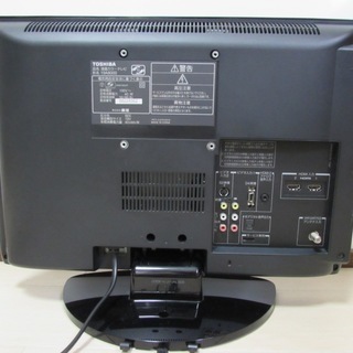 地デジテレビ19型 東芝 19A8000 中古の画像