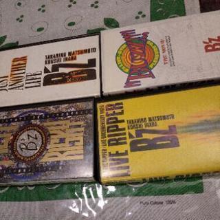B'zのビデオテープ　四本セット※市販品です
